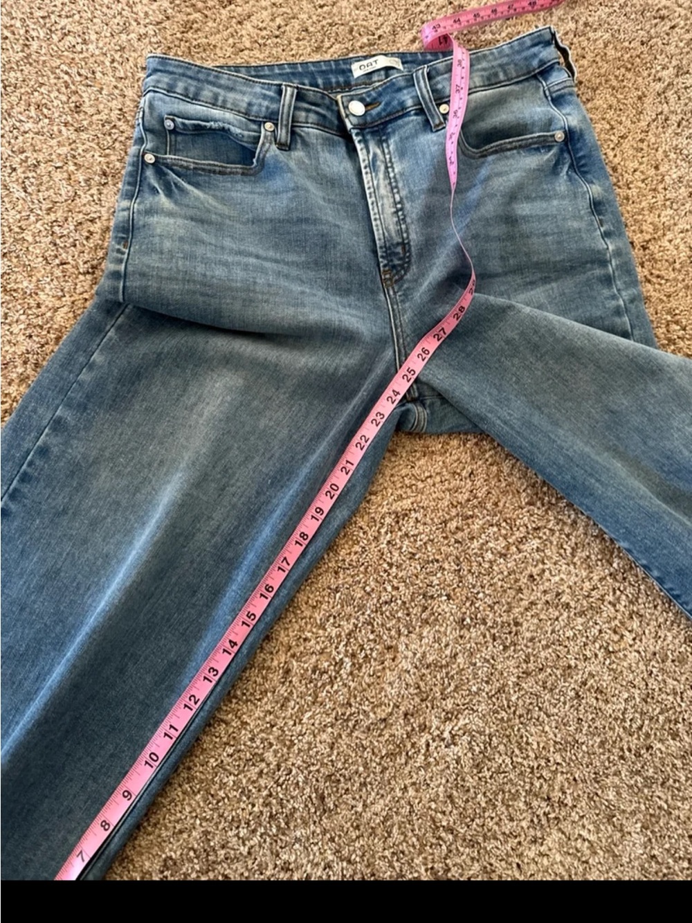 OAT NEW YORK WIDE LEG CROP JEAN size 12/31 - Picture 10 of 12